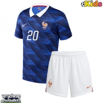 France Desire Doue #20 Replica Home Minikit World Cup 2026 Short Sleeve (+ pants)